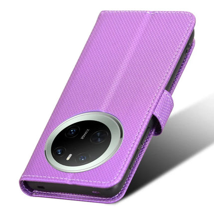 For Huawei Mate 70 Case PU Leather Diamond Texture Wallet Phone Cover