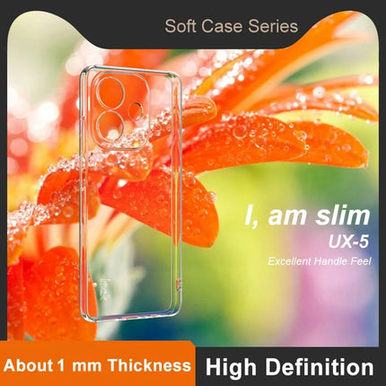 IMAK UX-5 Series Phone Cover for Oppo A3x 4G / 5G (India) / A3i 5G / A3 5G / A60 5G / A40 4G / A40M 4G Clear Case Shockproof TPU Slim Phone Back Cover