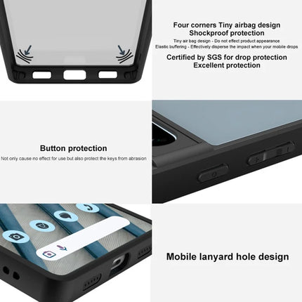 IMAK UX-9B Series For Honor Magic7 5G Case Tiny Airbag PC+TPU Matte Phone Cover