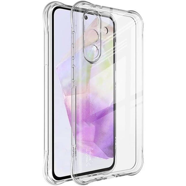 IMAK For Samsung Galaxy A56 5G Case TPU Phone Cover Airbag Shockproof Protection - Transparent