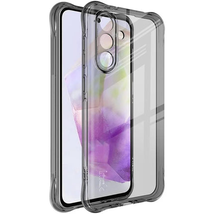IMAK For Samsung Galaxy A56 5G Case TPU Phone Cover Airbag Shockproof Protection - Transparent Black