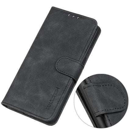 KHAZNEH For Samsung Galaxy A26 5G Case PU Leather Retro Texture Phone Cover