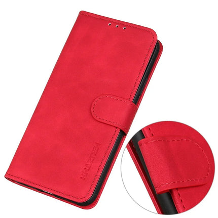 KHAZNEH For Samsung Galaxy A26 5G Case PU Leather Retro Texture Phone Cover