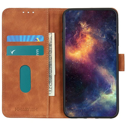 KHAZNEH For Samsung Galaxy A26 5G Case PU Leather Retro Texture Phone Cover