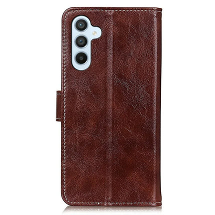 For Samsung Galaxy A26 5G Leather Case Wallet Phone Cover Crazy Horse Texture