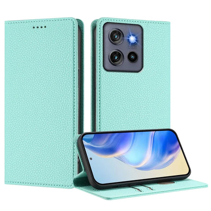 For Motorola Edge 50 Neo 5G Wallet Case RFID Blocking Litchi Texture Leather Mobile Cover