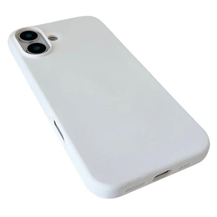 For iPhone 16 Plus Case Silicone Shockproof Phone Protective Cover Shell - Green