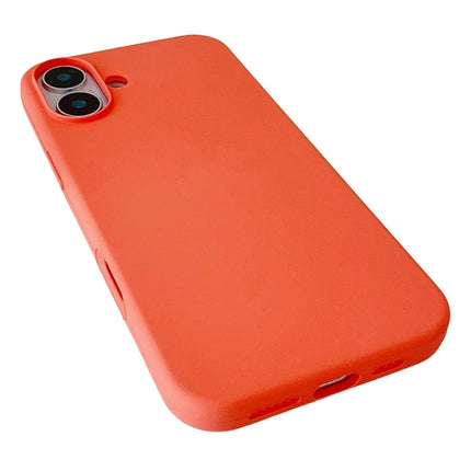 For iPhone 16 Plus Case Silicone Shockproof Phone Protective Cover Shell - Green