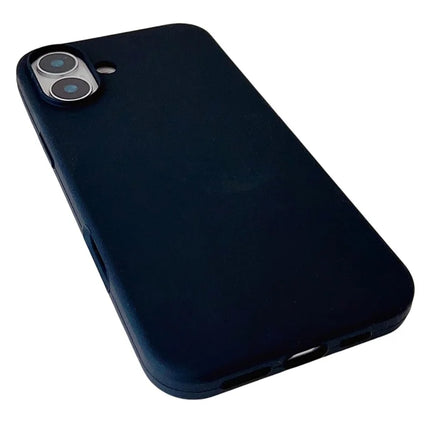 For iPhone 16 Plus Case Silicone Shockproof Phone Protective Cover Shell - Green