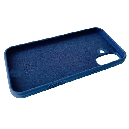 For iPhone 16 Plus Case Silicone Shockproof Phone Protective Cover Shell - Green