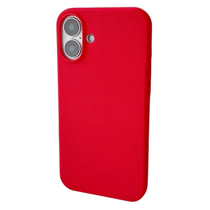 For iPhone 16 Plus Case Silicone Shockproof Phone Protective Cover Shell - Green