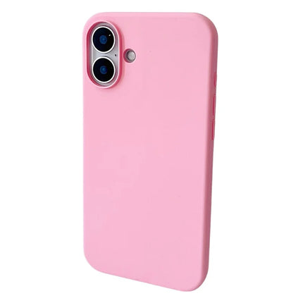 For iPhone 16 Plus Case Silicone Shockproof Phone Protective Cover Shell - Green