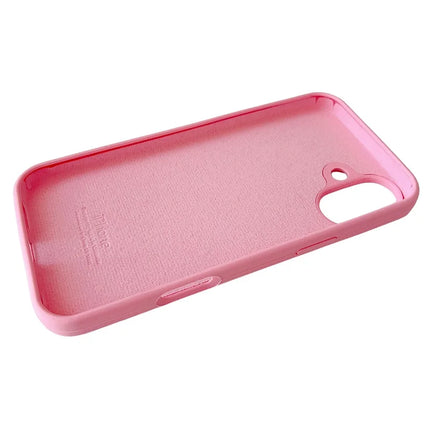 For iPhone 16 Plus Case Silicone Shockproof Phone Protective Cover Shell - Green