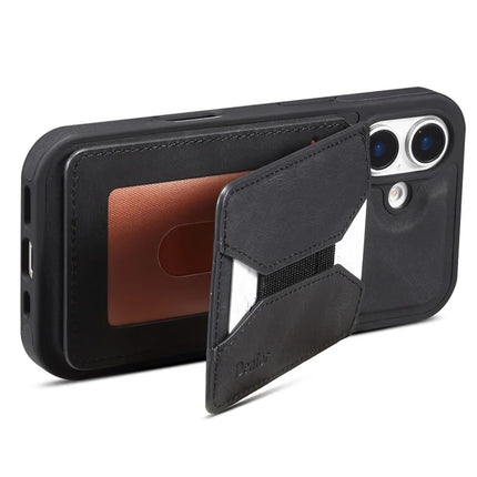 DENIOR D17 For iPhone 16 Plus Case Compatible with MagSafe Card Bag Phone Cover