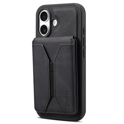 DENIOR D17 For iPhone 16 Plus Case Compatible with MagSafe Card Bag Phone Cover