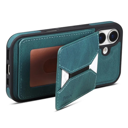DENIOR D17 For iPhone 16 Plus Case Compatible with MagSafe Card Bag Phone Cover