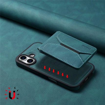 DENIOR D17 For iPhone 16 Plus Case Compatible with MagSafe Card Bag Phone Cover