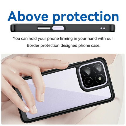 For Honor X5b / X5b Plus / X6a 4G / X6b 4G Case TPU+Acrylic Protective Clear Phone Cover
