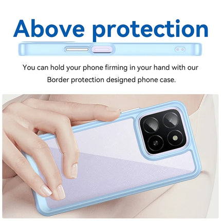 For Honor X5b / X5b Plus / X6a 4G / X6b 4G Case TPU+Acrylic Protective Clear Phone Cover