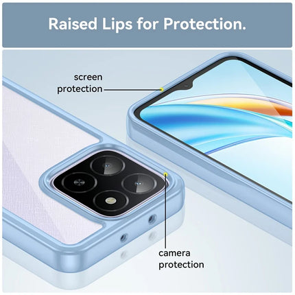 For Honor X5b / X5b Plus / X6a 4G / X6b 4G Case TPU+Acrylic Protective Clear Phone Cover