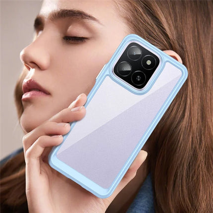 For Honor X5b / X5b Plus / X6a 4G / X6b 4G Case TPU+Acrylic Protective Clear Phone Cover