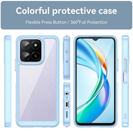 For Honor X5b / X5b Plus / X6a 4G / X6b 4G Case TPU+Acrylic Protective Clear Phone Cover