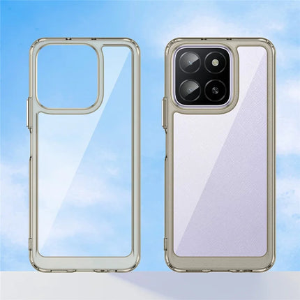 For Honor X5b / X5b Plus / X6a 4G / X6b 4G Case TPU+Acrylic Protective Clear Phone Cover