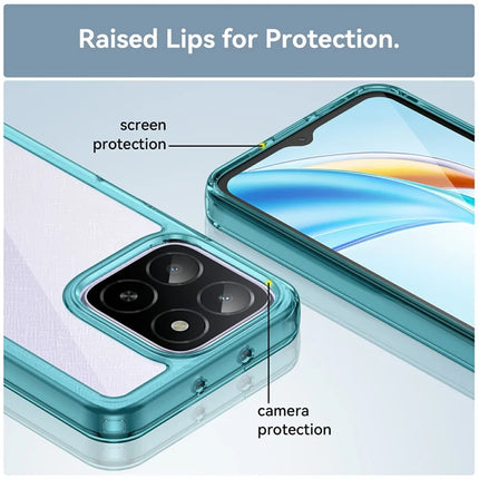 For Honor X5b / X5b Plus / X6a 4G / X6b 4G Case TPU+Acrylic Protective Clear Phone Cover