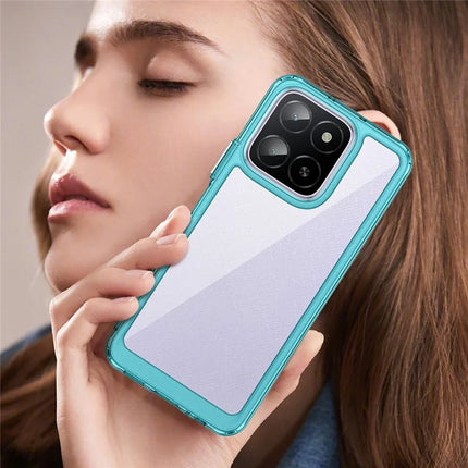 For Honor X5b / X5b Plus / X6a 4G / X6b 4G Case TPU+Acrylic Protective Clear Phone Cover