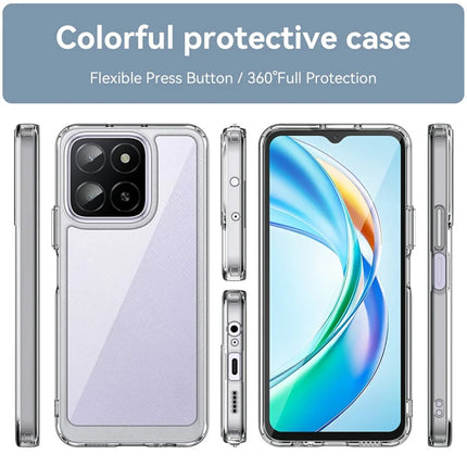 For Honor X5b / X5b Plus / X6a 4G / X6b 4G Case TPU+Acrylic Protective Clear Phone Cover