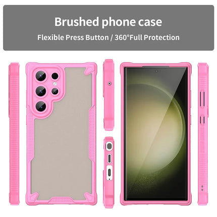 For Samsung Galaxy S23 Ultra Case PC+TPU Frosted Phone Back Cover