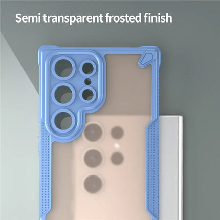 For Samsung Galaxy S23 Ultra Case PC+TPU Frosted Phone Back Cover