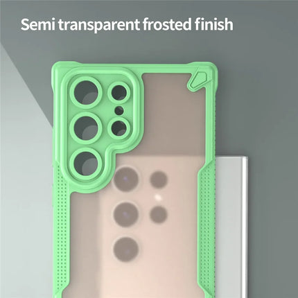 For Samsung Galaxy S23 Ultra Case PC+TPU Frosted Phone Back Cover