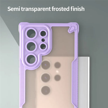 For Samsung Galaxy S23 Ultra Case PC+TPU Frosted Phone Back Cover