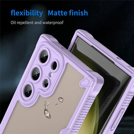 For Samsung Galaxy S23 Ultra Case PC+TPU Frosted Phone Back Cover