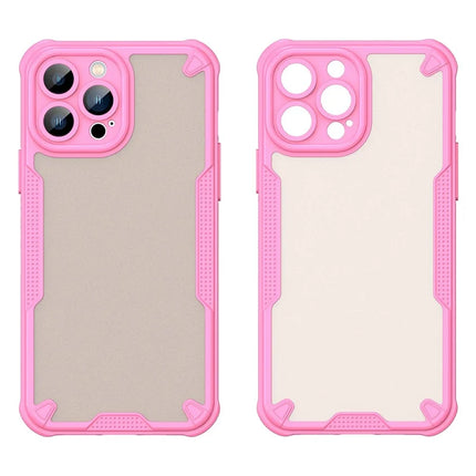 For iPhone 13 Pro Max Case PC+TPU Frosted Phone Back Cover