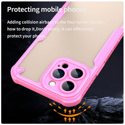 For iPhone 13 Pro Max Case PC+TPU Frosted Phone Back Cover