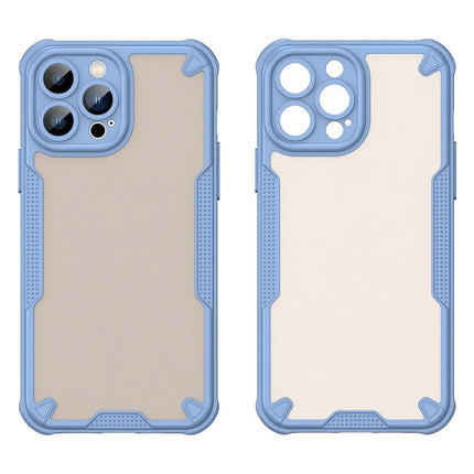 For iPhone 13 Pro Max Case PC+TPU Frosted Phone Back Cover