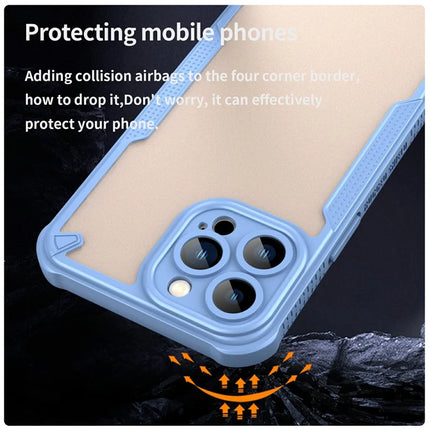For iPhone 13 Pro Max Case PC+TPU Frosted Phone Back Cover