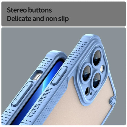 For iPhone 13 Pro Max Case PC+TPU Frosted Phone Back Cover