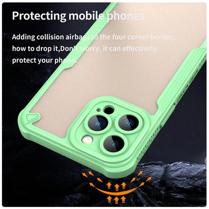 For iPhone 13 Pro Max Case PC+TPU Frosted Phone Back Cover
