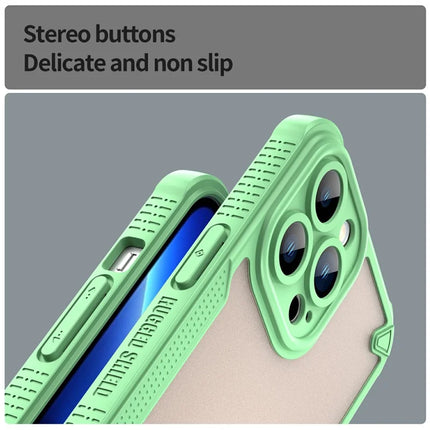 For iPhone 13 Pro Max Case PC+TPU Frosted Phone Back Cover