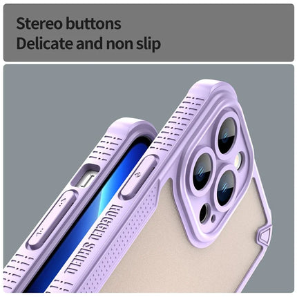 For iPhone 13 Pro Max Case PC+TPU Frosted Phone Back Cover