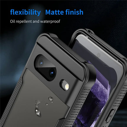 For Google Pixel 8 Case PC+TPU Frosted Phone Back Cover