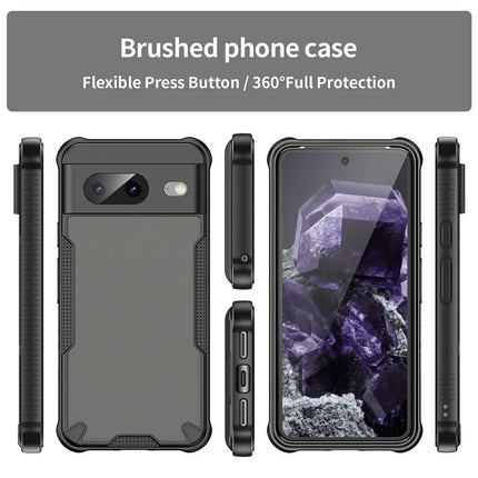 For Google Pixel 8 Case PC+TPU Frosted Phone Back Cover
