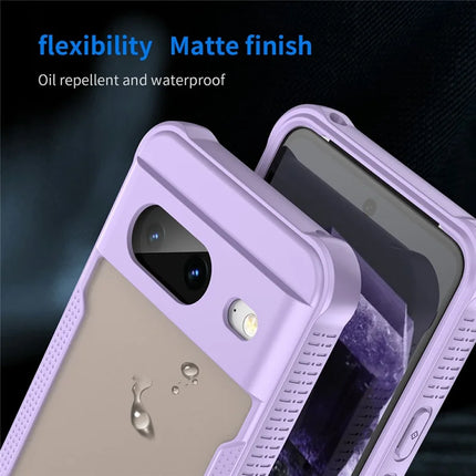 For Google Pixel 8 Case PC+TPU Frosted Phone Back Cover