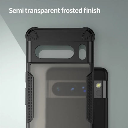 For Google Pixel 8 Pro Case PC+TPU Frosted Phone Back Cover