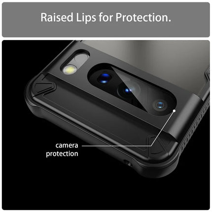 For Google Pixel 8 Pro Case PC+TPU Frosted Phone Back Cover
