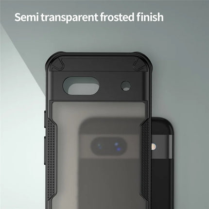 For Google Pixel 8a Case PC+TPU Frosted Phone Back Cover