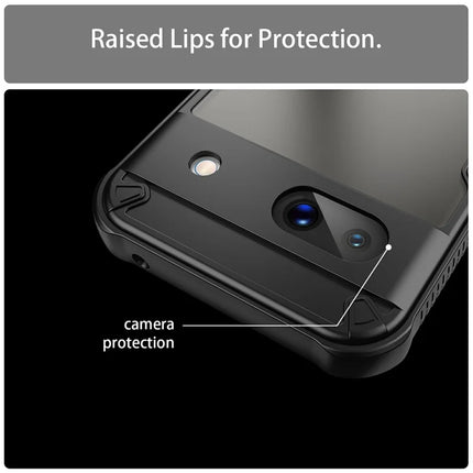 For Google Pixel 8a Case PC+TPU Frosted Phone Back Cover